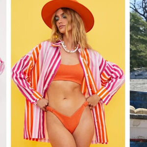 Beach Riot Alexa Striped Button-Up Shirt